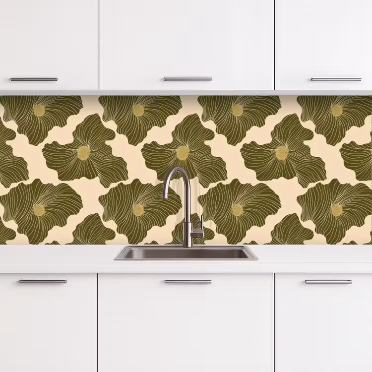 Kitchen splashback - Modern - Abstract - Green — 4