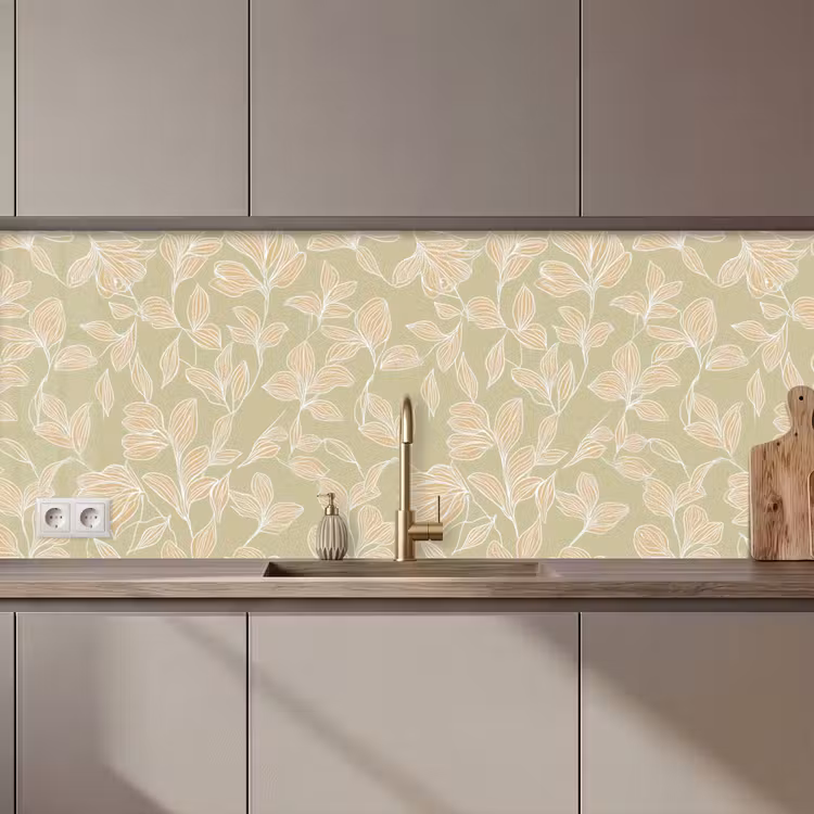 Kitchen splashback - Organic - Subtle - Green — 1