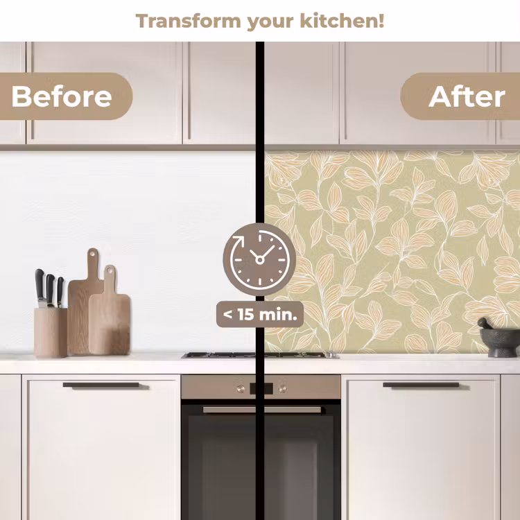 Kitchen splashback - Organic - Subtle - Green — 3
