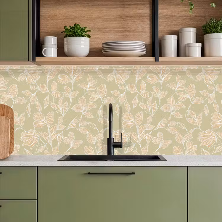 Kitchen splashback - Organic - Subtle - Green — 8