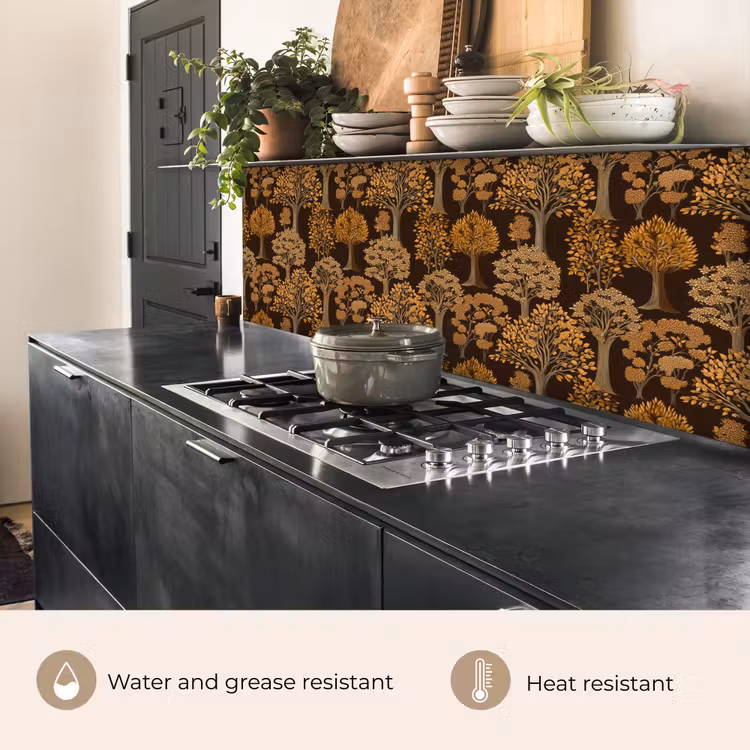 Kitchen splashback - Trees - Pattern - Brown — 5