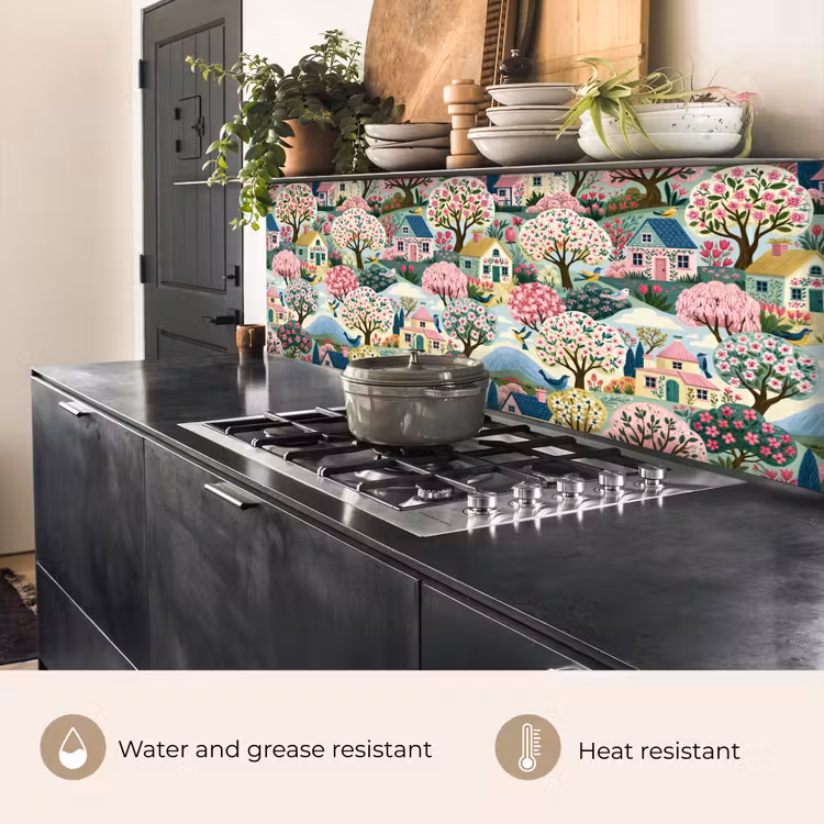 Kitchen splashback - Nostalgic - Idyllic - Colorful — 5