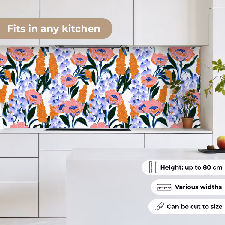 Kitchen splashback - Pattern - Watercolor - Colorful — 7