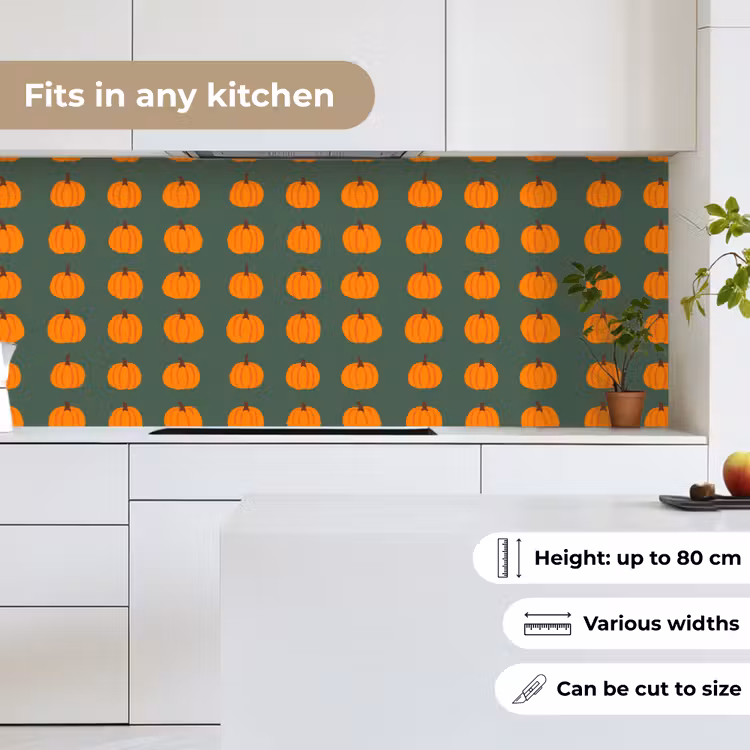 Kitchen splashback - Pumpkin - Pattern - Orange — 7