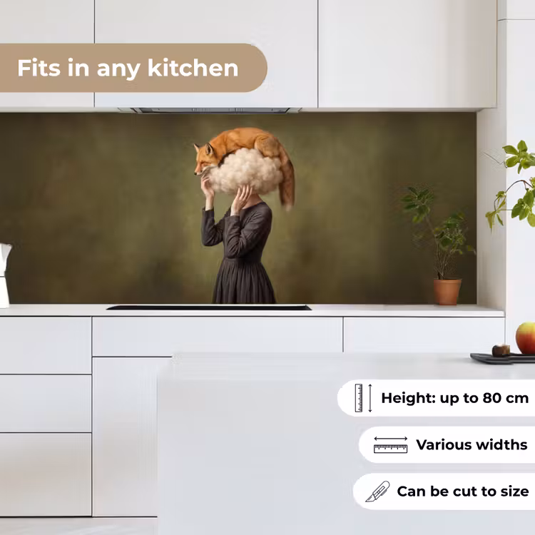 Kitchen splashback - Fox - Surrealist - Green — 7