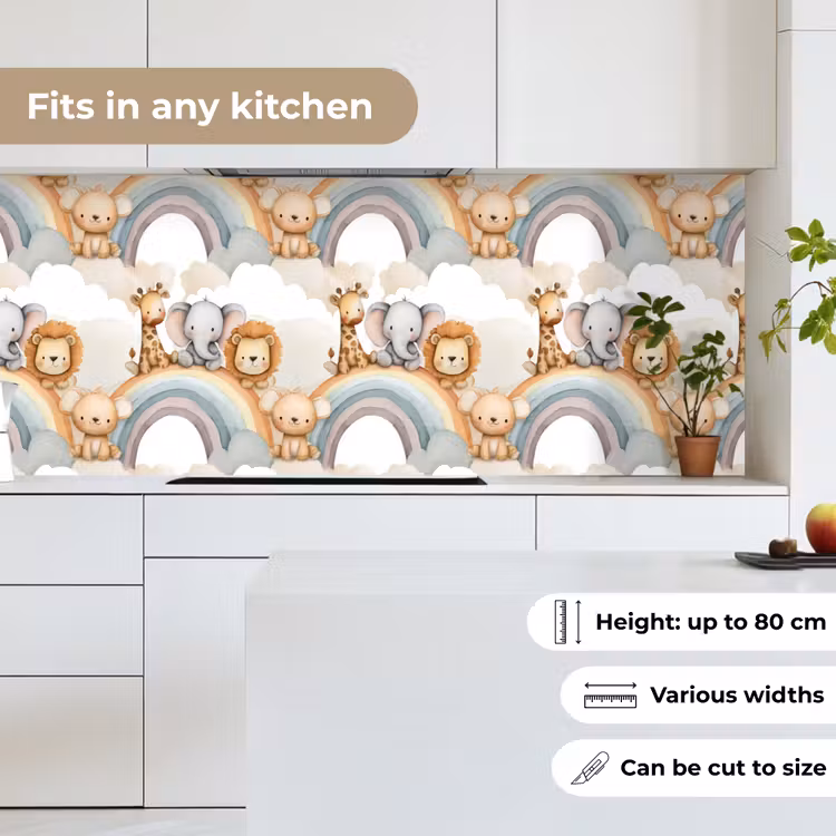 Kitchen splashback - Safari - Rainbow - Colorful — 7