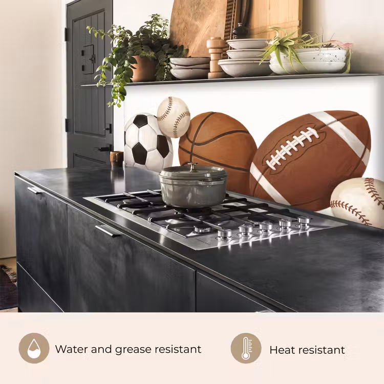 Kitchen splashback - Sports - Balls - Illustration — 5