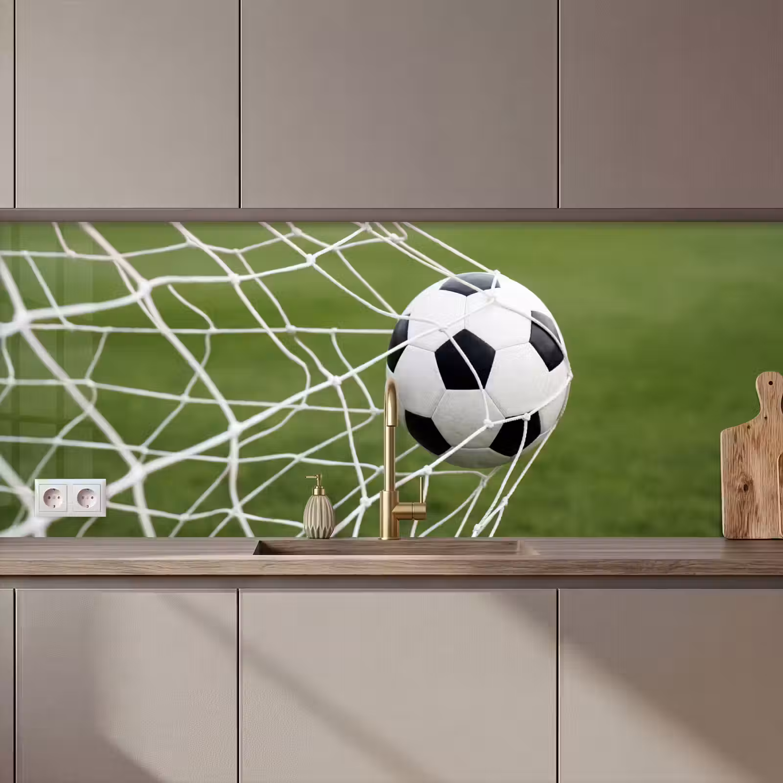 Kitchen splashback - Soccer - Goal - Net - Sports — 1