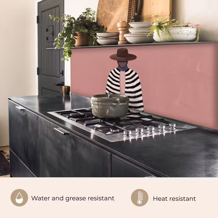 Kitchen splashback - Graphic - Woman - Pink — 5