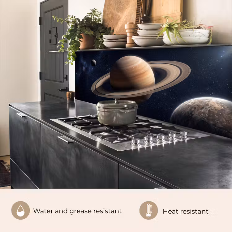 Kitchen splashback - Planets - Saturn - Space — 5