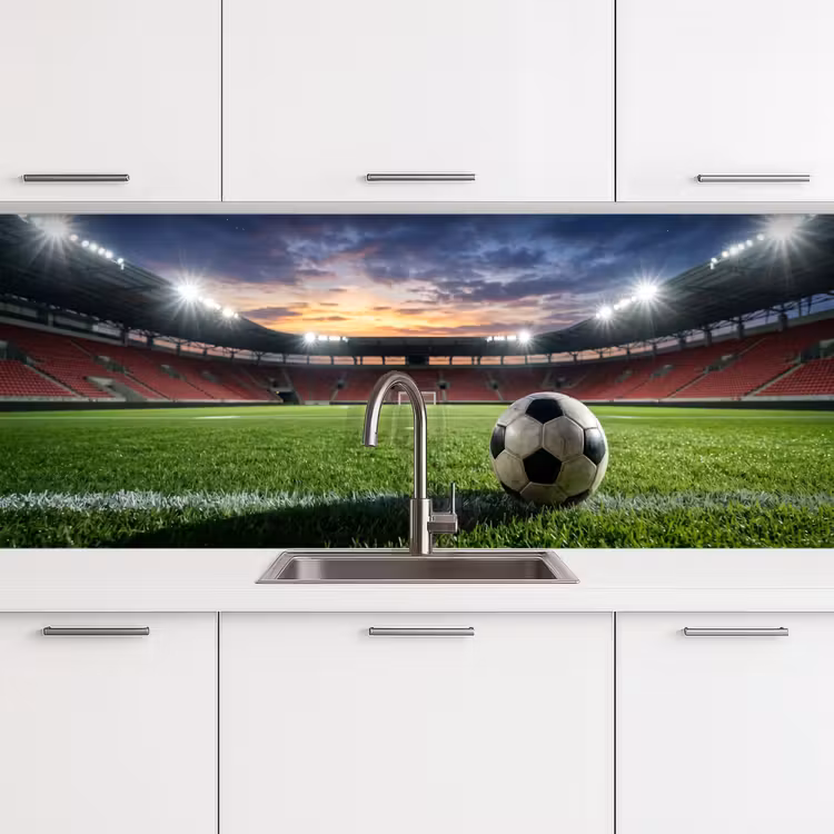 Kitchen splashback - Soccer - Stadium - Sports - Green — 4