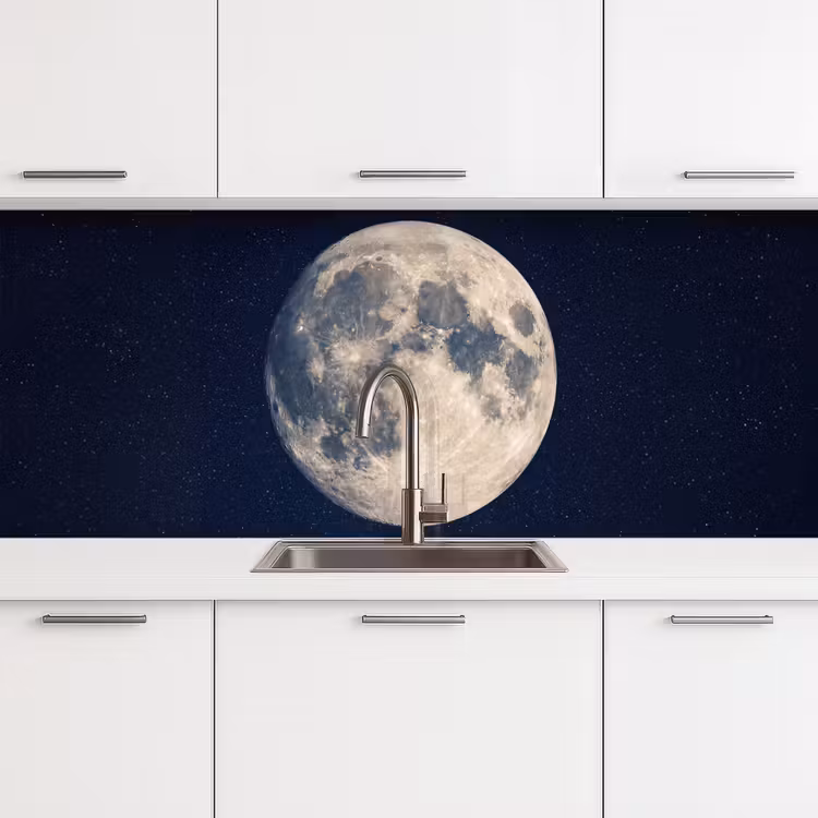 Kitchen splashback - Space - Moon - Cosmos — 4