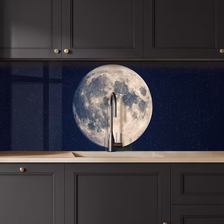 Kitchen splashback - Space - Moon - Cosmos — 6