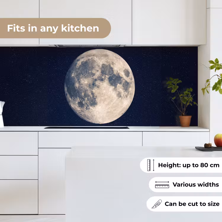 Kitchen splashback - Space - Moon - Cosmos — 7