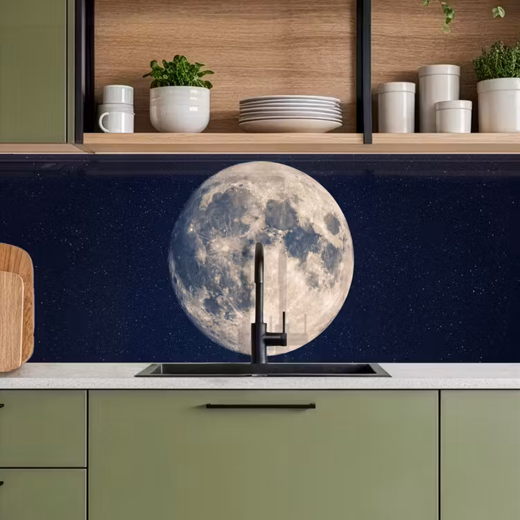 Kitchen splashback - Space - Moon - Cosmos — 8