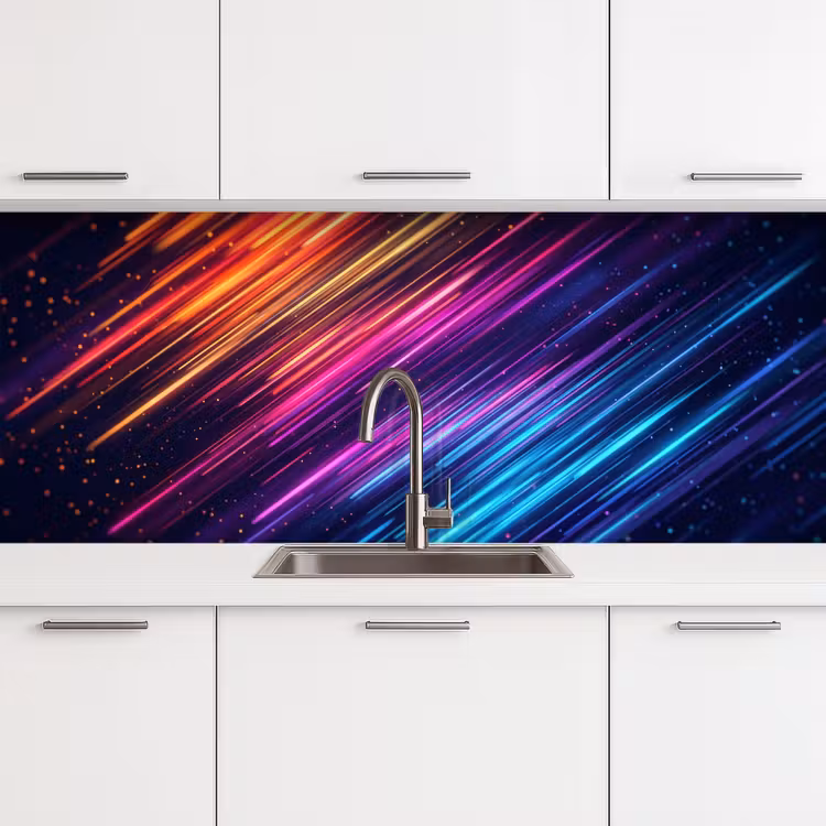 Kitchen splashback - Speed - Cosmos - Colorful — 4