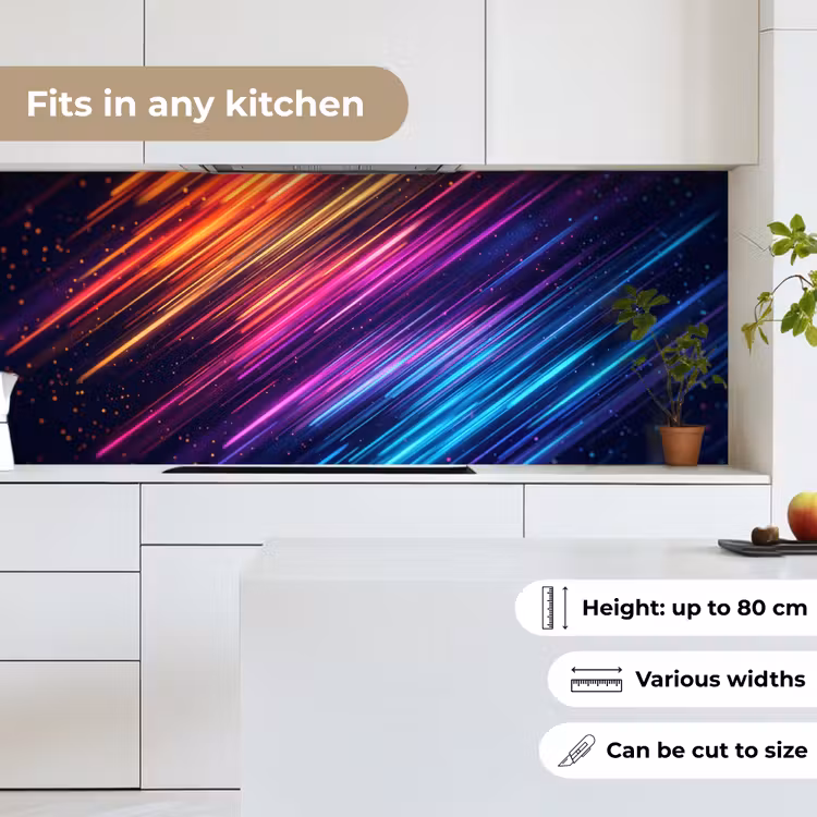 Kitchen splashback - Speed - Cosmos - Colorful — 7