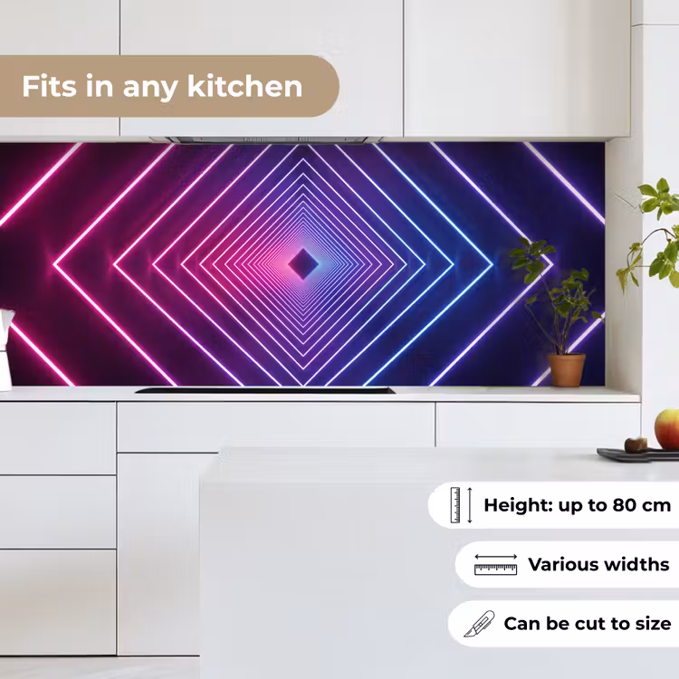 Kitchen splashback - Three-dimensional - Tunnel - Space — 7
