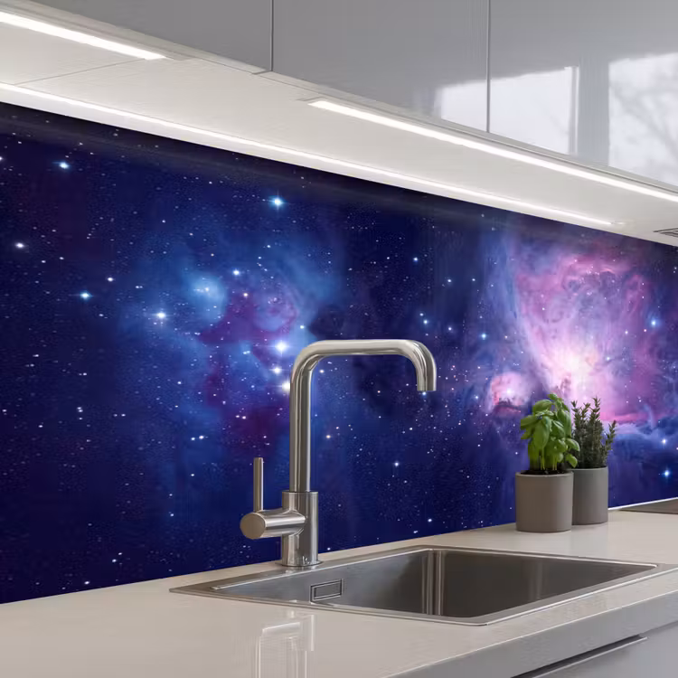 Kitchen splashback - Space - Stars - Colorful — 2