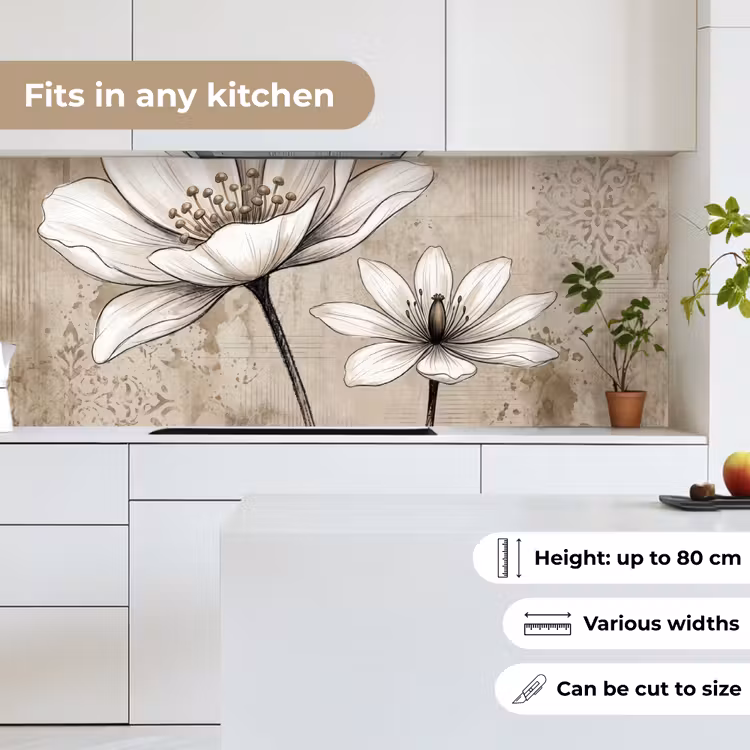 Kitchen splashback - Modern - Design - White — 7