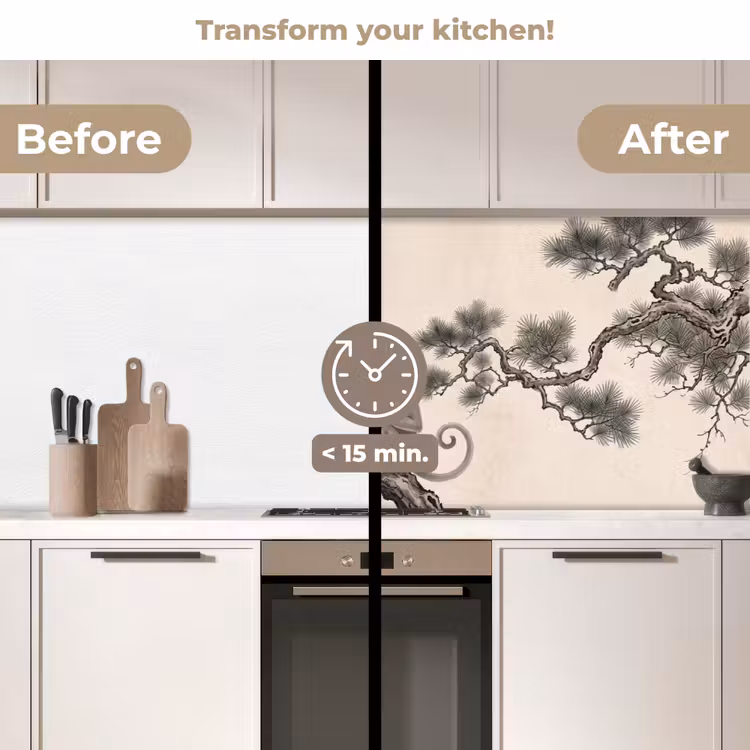 Kitchen splashback - Monkey - Moon - Gold — 3
