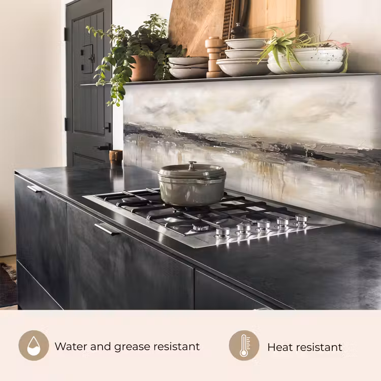 Kitchen splashback - Landscape - Horizon - Nature - Abstract - Neutral — 5