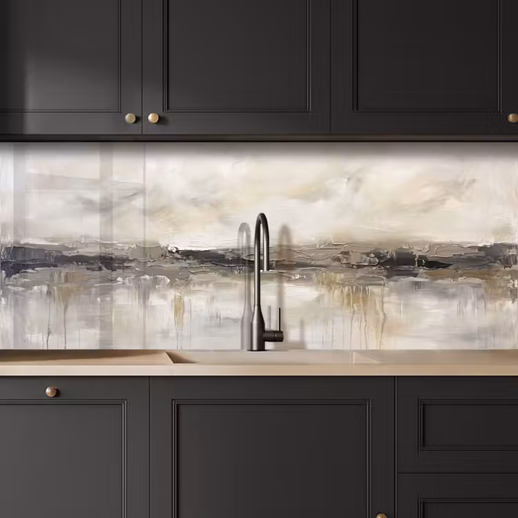 Kitchen splashback - Landscape - Horizon - Nature - Abstract - Neutral — 6