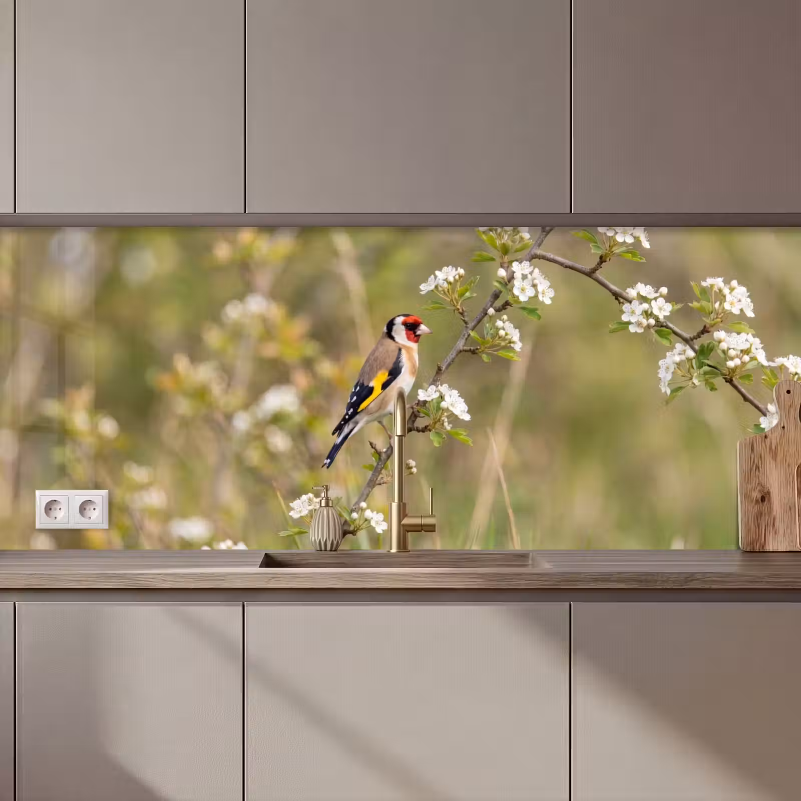 Kitchen splashback - Putter - Blossom - Spring - Nature - Colorful — 1