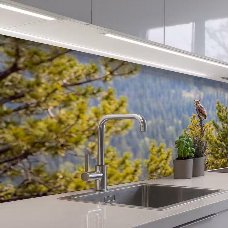 Kitchen splashback - Owl - Owl - Trees - Nature — 2