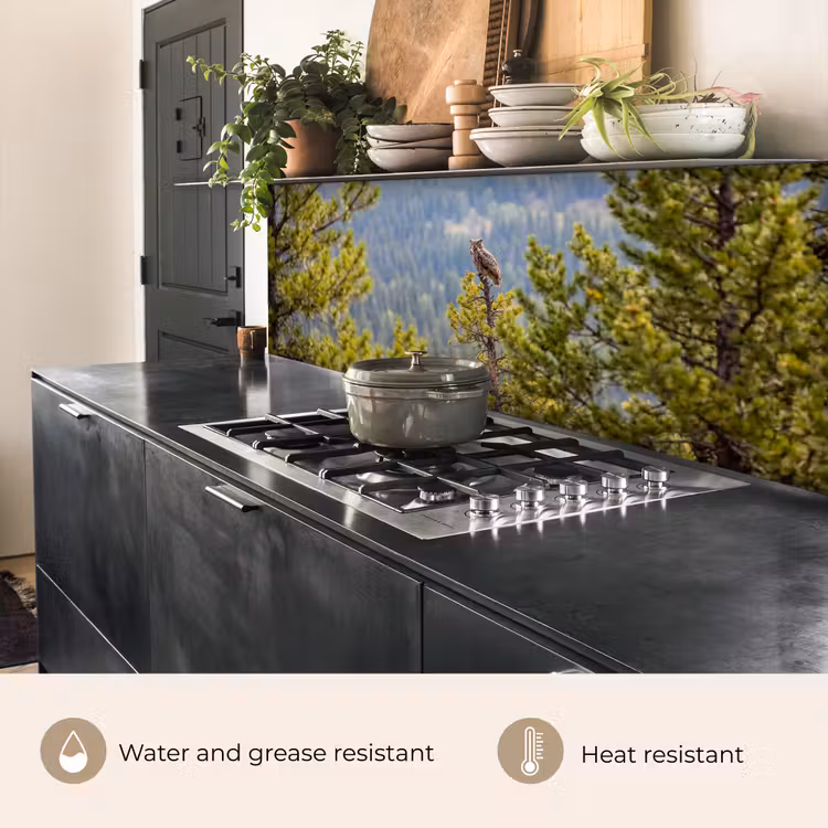 Kitchen splashback - Owl - Owl - Trees - Nature — 5