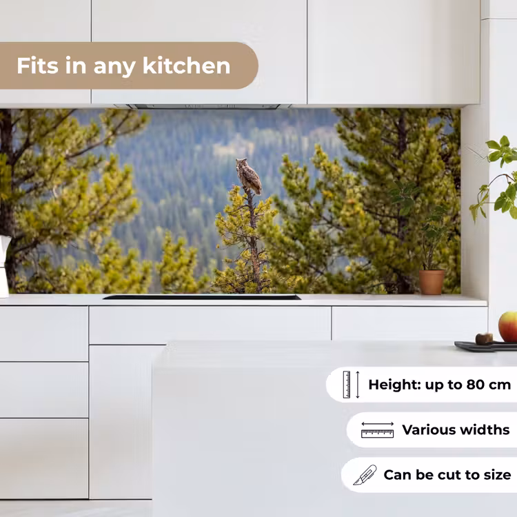Kitchen splashback - Owl - Owl - Trees - Nature — 7