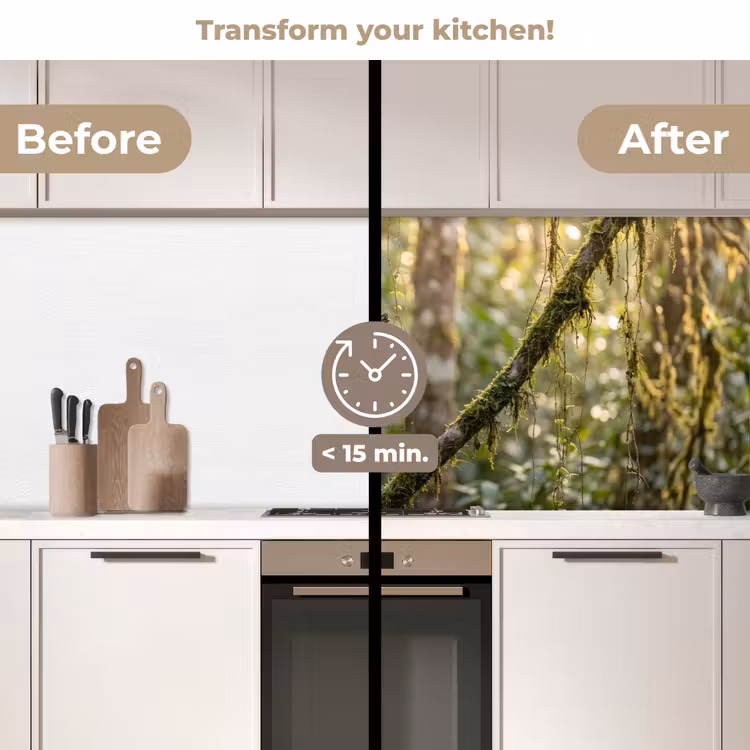 Kitchen splashback - Quetzal - Jungle - Nature - Green — 3