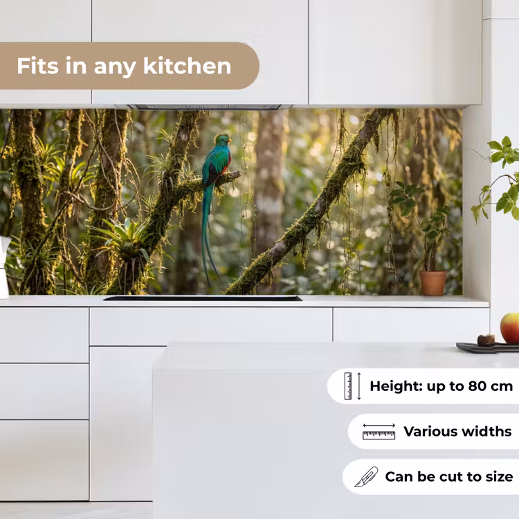 Kitchen splashback - Quetzal - Jungle - Nature - Green — 7