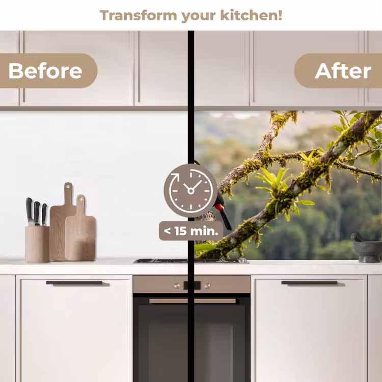 Kitchen splashback - Toucan - Jungle - Nature - Colorful — 3
