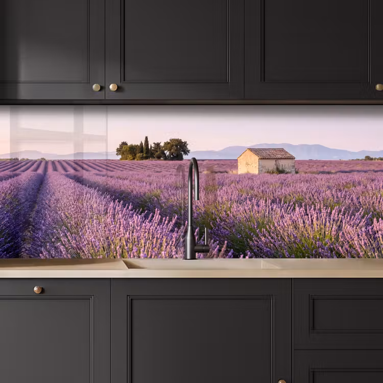 Kitchen splashback - Lavender - Landscape - Serene - Purple — 6