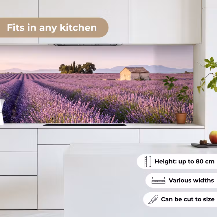 Kitchen splashback - Lavender - Landscape - Serene - Purple — 7