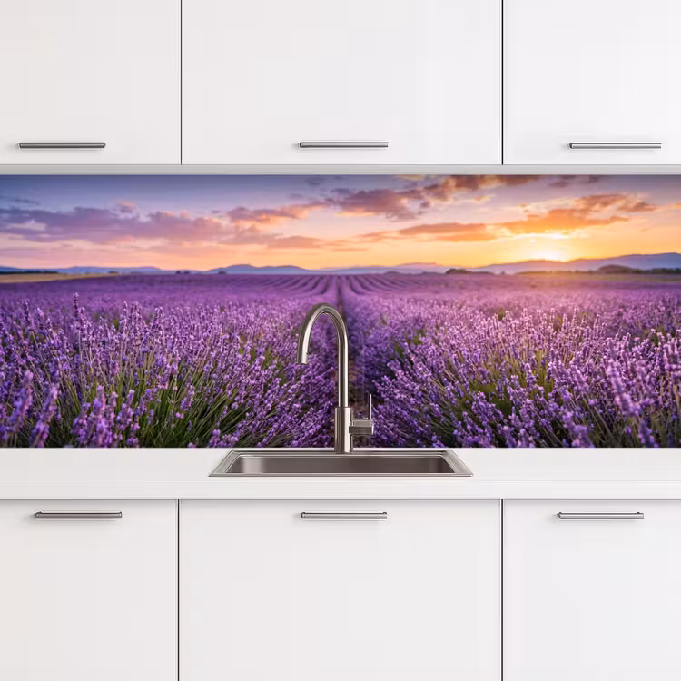 Kitchen splashback - Lavender - Field - Nature - Purple — 4