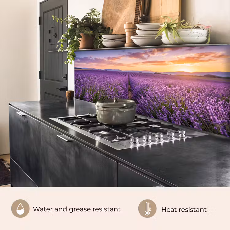 Kitchen splashback - Lavender - Field - Nature - Purple — 5