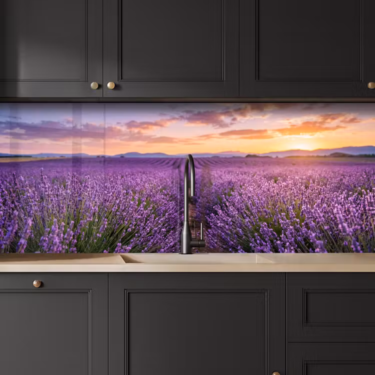 Kitchen splashback - Lavender - Field - Nature - Purple — 6
