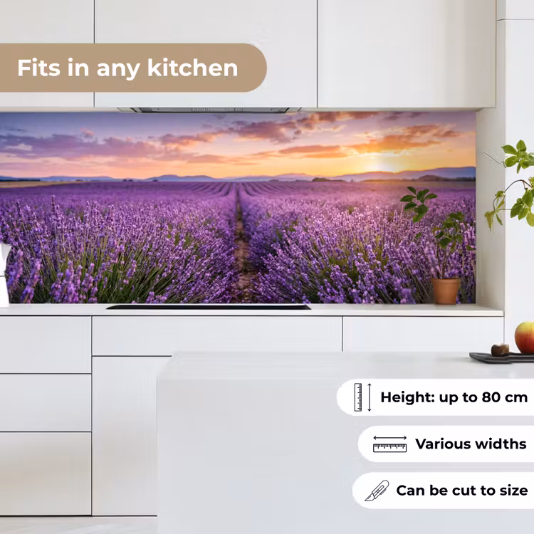 Kitchen splashback - Lavender - Field - Nature - Purple — 7