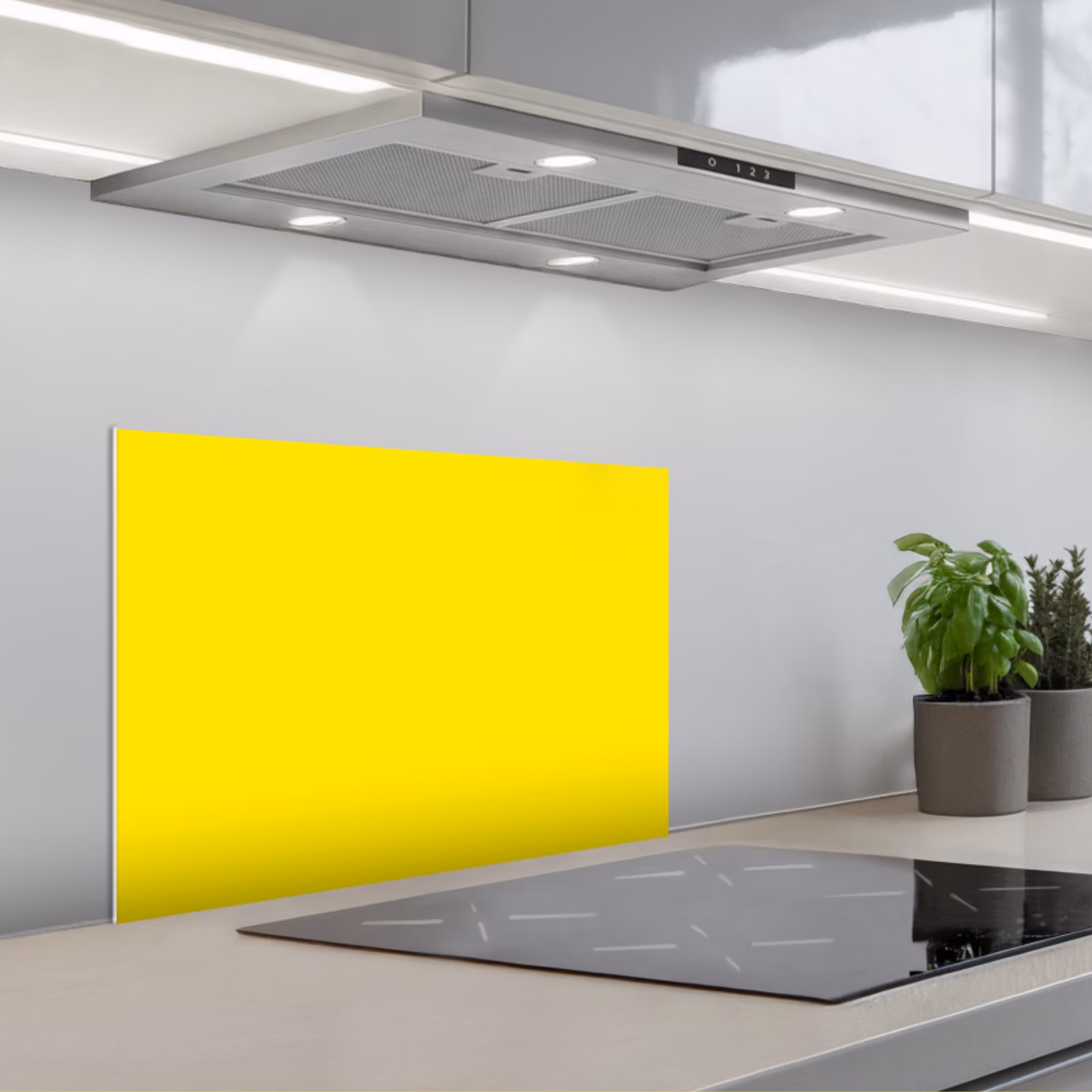 Kitchen splashback for hob - Yellow - Lemon - Neon - Colors — 1