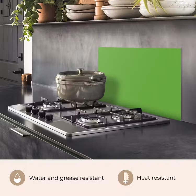 Kitchen splashback for hob - Green - Colors - Nature — 2