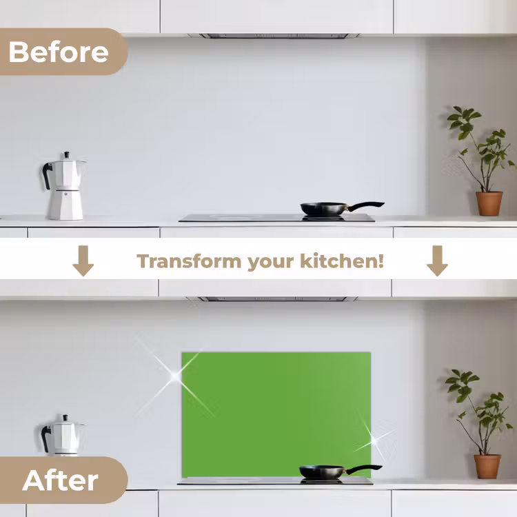 Kitchen splashback for hob - Green - Colors - Nature — 7