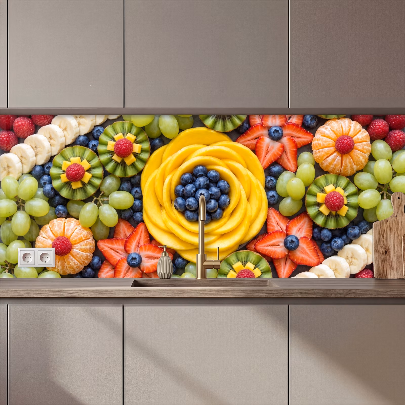 Kitchen splashback - Fruit - Arrangement - Healthy - Colorful - Food — 1