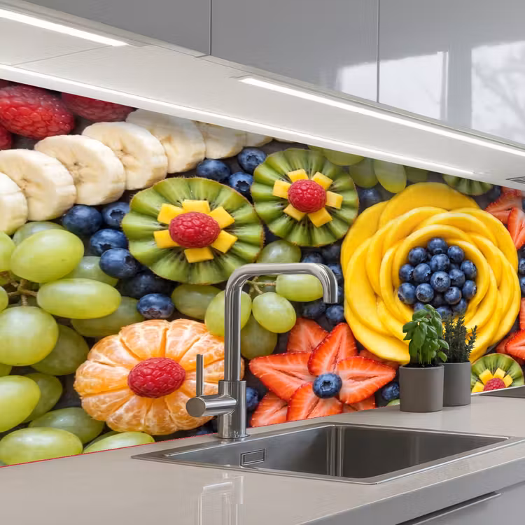 Kitchen splashback - Fruit - Arrangement - Healthy - Colorful - Food — 2