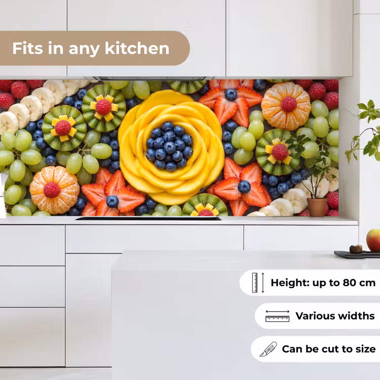 Kitchen splashback - Fruit - Arrangement - Healthy - Colorful - Food — 7