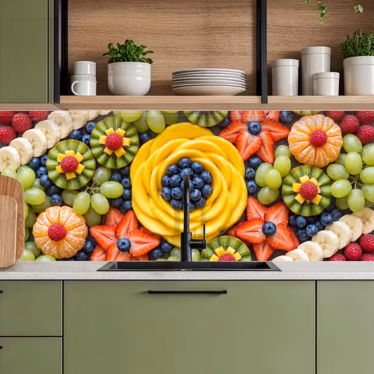 Kitchen splashback - Fruit - Arrangement - Healthy - Colorful - Food — 8