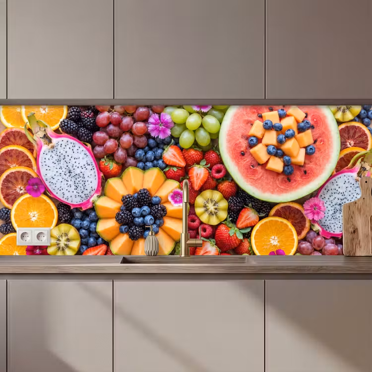 Kitchen splashback - Fruit - Fresh - Variety - Food - Colorful — 1