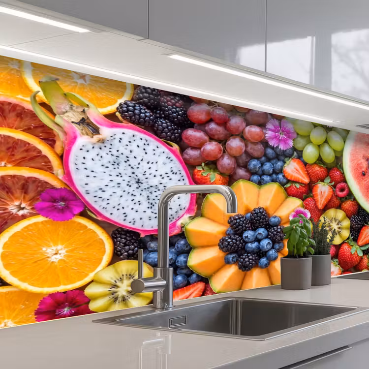 Kitchen splashback - Fruit - Fresh - Variety - Food - Colorful — 2