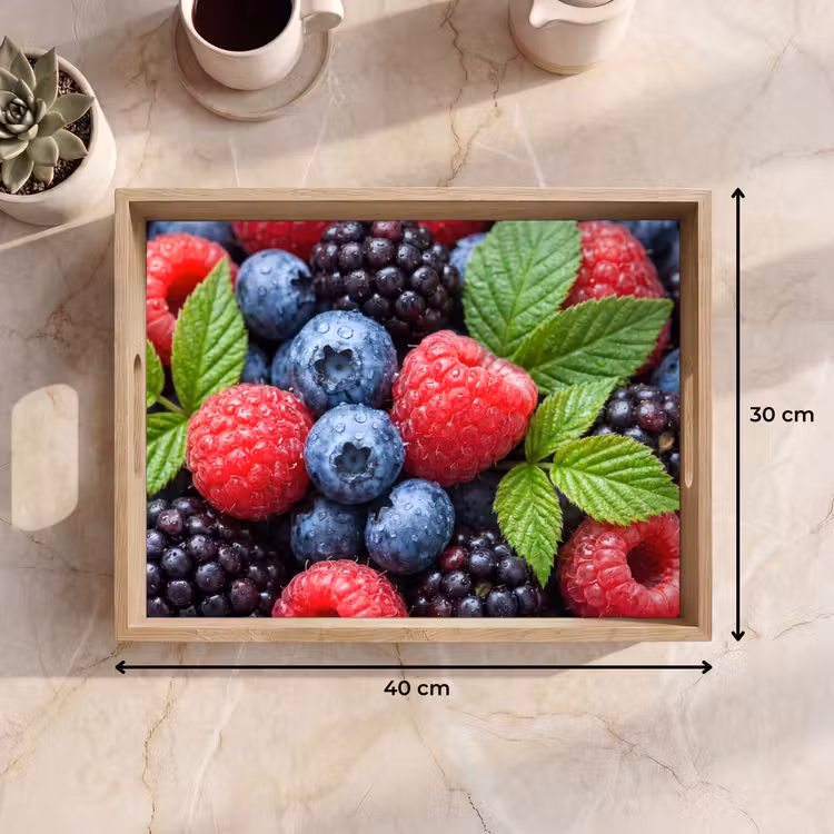 Tray - Berries - Fresh - Water Drops - Colorful - Food — 8